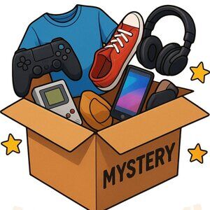 Mystery box Bulk Game Shoe Designer Clothe Movie Tech Devise NEW and USED AS-IS